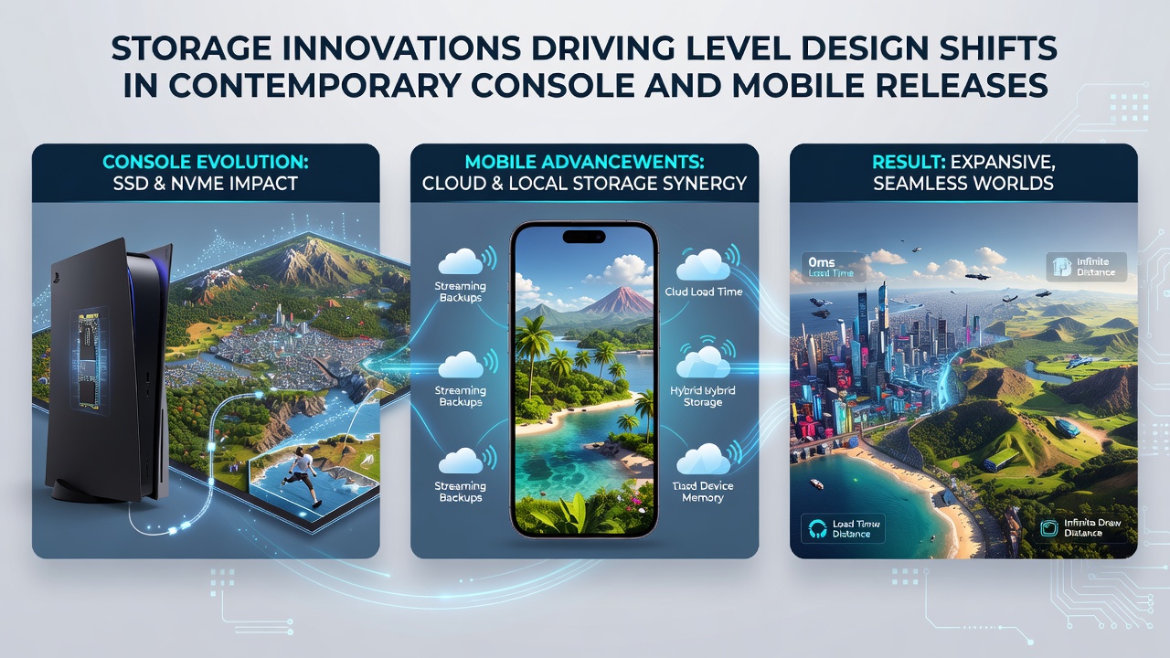 Mobile hardware storage advancements supporting cross-device level continuity
